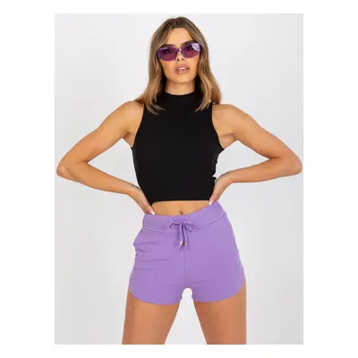 Černý žebrovaný crop top AP-TP-110.79-black