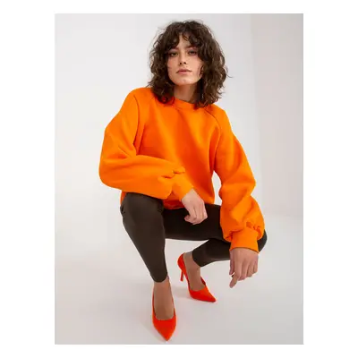 Oranžová oversize mikina -EM-BL-01.92-orange