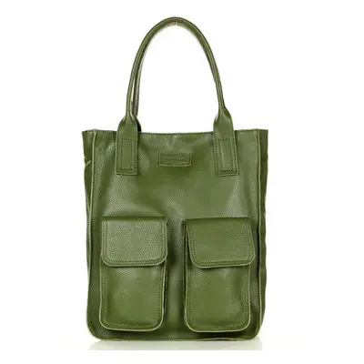 MARCO MAZZINI KHAKI SHOPPER BAG S KAPSAMI S131R