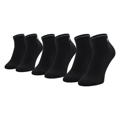 Černý set ponožek Skechers 3PPK Mesh Ventilation Socks SK43022-9999