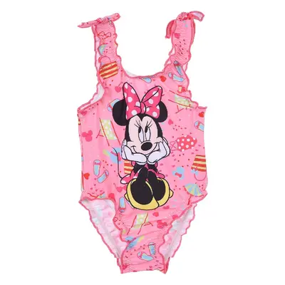 Růžové jednodílné plavky Disney Baby Minnie Mouse