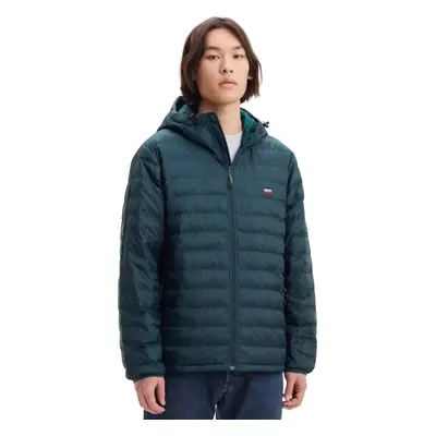 Tmavě zelená prošívaná bunda Levi's Presidio Packable Hooded Jacket A18270003