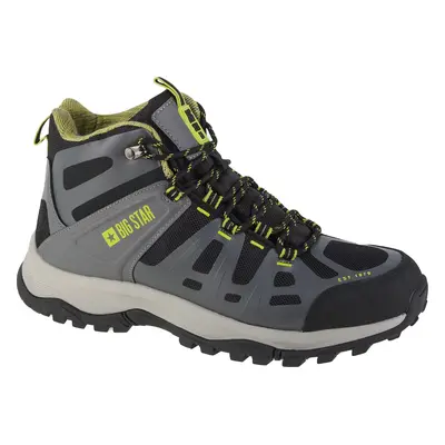 Šedé pánské boty Big Star Trekking Shoes KK174098