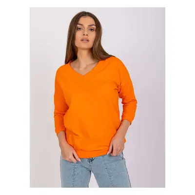 Basic oranžová halenka Olivia RV-BZ-7542.41X-orange