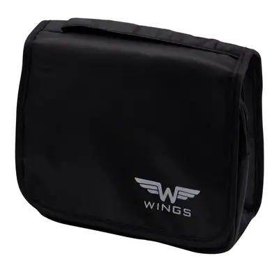 Černá skládací cestovní kosmetická taštička Wings Folding travel toiletry bag, Wings, BLACK