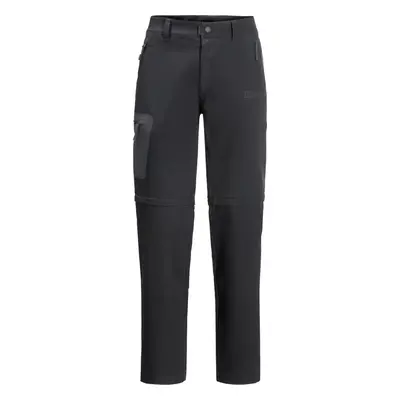 Černé turistické kalhoty/kraťasy Jack Wolfskin Active Track Zip Off M Pants 1508241-6350