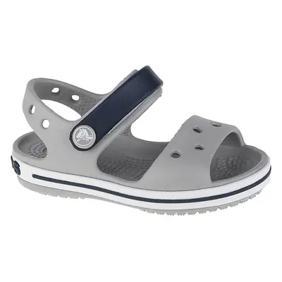 Šedé sandály Crocs Crocband Sandal Kids 12856-01U