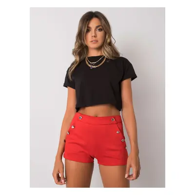 Černý dámský crop top RV-TS-6929.19-black