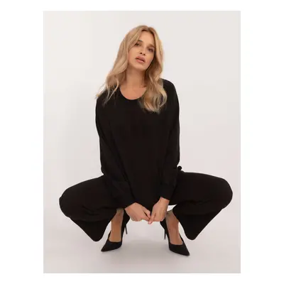 Černá oversize dámská tepláková souprava EM-KMPL-930.61-black