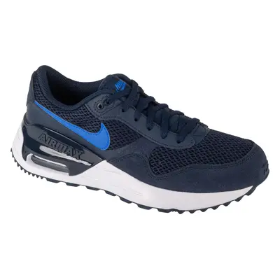 TMAVĚ MODRÉ VOLNOČASOVÉ TENISKY NIKE AIR MAX SYSTEM GS DQ0284-400