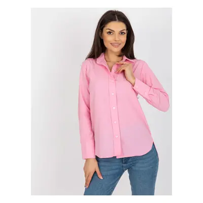 Růžová klasická košile LK-KS-508462.65P-pink