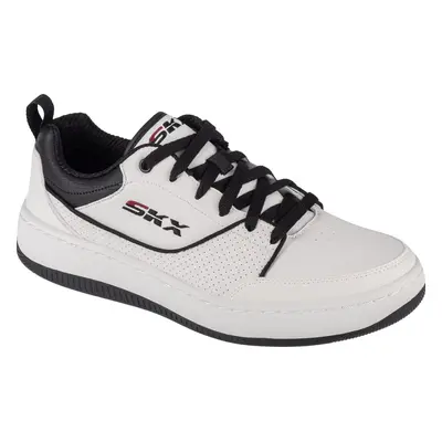 Bílé pánské volnočasové tenisky Skechers Sport Court 92 - Ottoman 232472-WBK