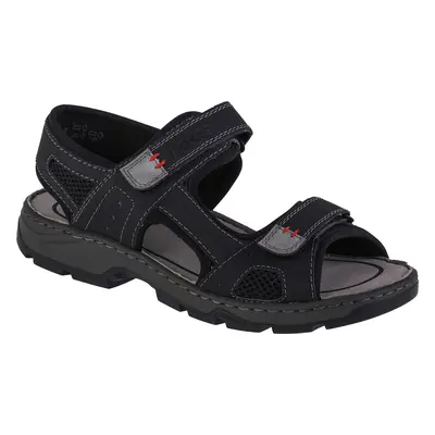 Černé pánské sandály Rieker Sandals 26156-02