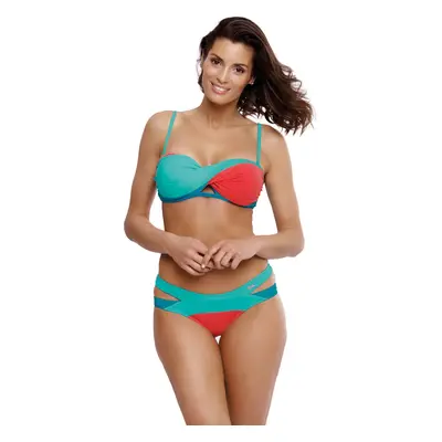 Červeno-modré barevné push-up bikiny Selena Martinica-Semifredo-Peacock M-545 (3)