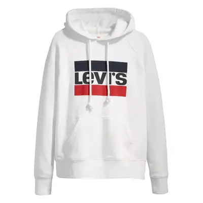 Bílá mikina Levi's Graphic Standard Hoodie 184870058