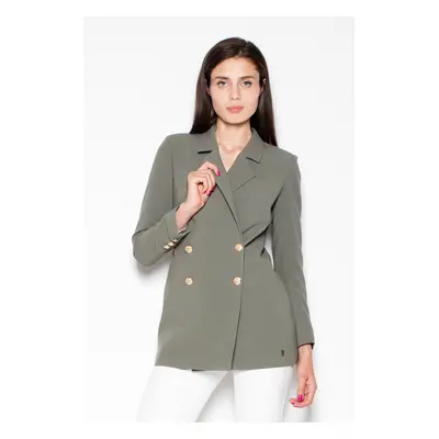 Dvouřadé sako VT088 Olive green