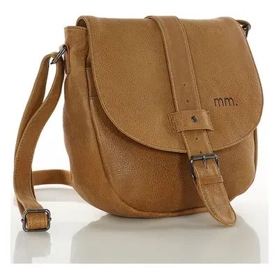 MARCO MAZZINI CAMEL VELKÁ CROSSBODY TAŠKA S KLOPOU (VS93E)