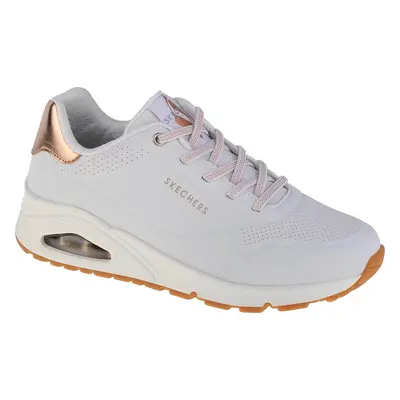 Bílé dámské tenisky Skechers Uno - Shimmer Away 155196-WHT