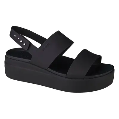 Černé sandály Crocs Brooklyn Low Wedge 206453-060