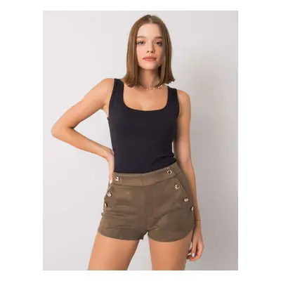 Khaki šortky se cvočky CHA-SN-1257.89P-khaki [zul]