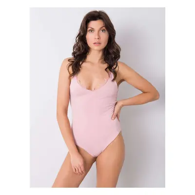 Pudrové dámské body na ramínka 157-BO-6462.69-pink