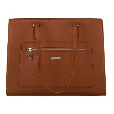 David Jones světle hnědá elegantní shopper kabelka CH21081