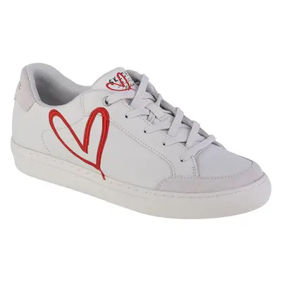 Bílé dámské tenisky Skechers Side Street - Lonely Heart 177983-WRD