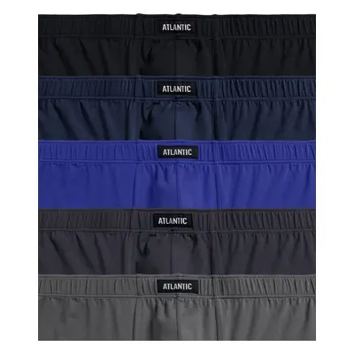 SADA 5 BAVLNĚNÝCH BOXEREK ATLANTIC BLUE 5SMH-002 A'5 M-2XL