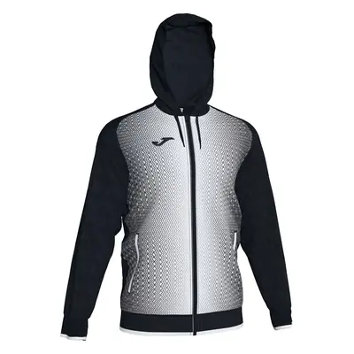 Černo-bílá fotbalová mikina Joma Supernova Hooded Jacket 101285-102