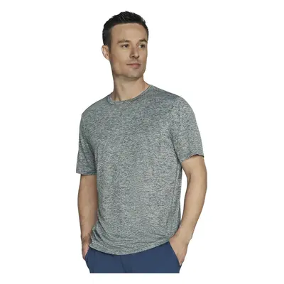 Šedé pánské sportovní tričko Skechers GO DRI Charge Tee TS84-CHAR