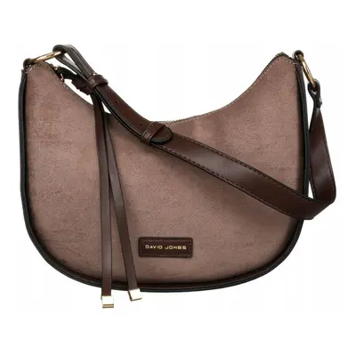 David Jones Hnědá elegantní crossbody kabelka CM6542