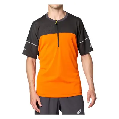 Oranžovo-černé sportovní tričko Asics Fujitrail Top Tee 2011B895-800