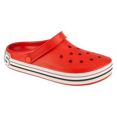 Červené klasické nazouváky Crocs Off Court Logo Clog 209651-625