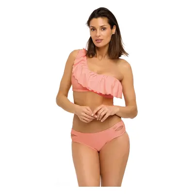 Meruňkové bikiny s volánem Sharon Allegra M-539 (4)