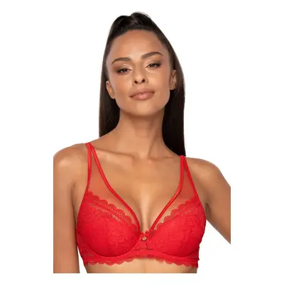 ČERVENÁ KRAJKOVÁ PUSH-UP PODPRSENKA MAT ESTELLE M-0198/11 ESTELLE