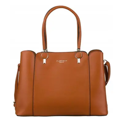 Flora&Co hnědá prostorná shopper kabelka F2581