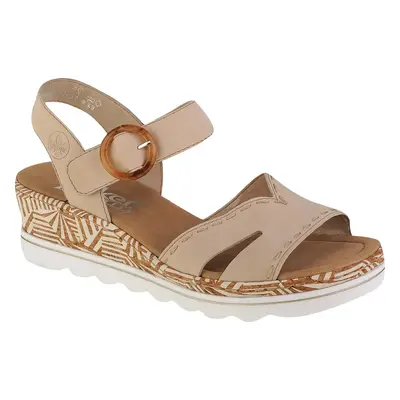 Béžové dámské sandály Rieker Sandals 67173-60