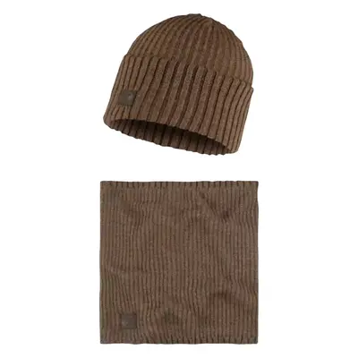 SVĚTLE HNĚDÁ ČEPICE BUFF GIFT PACK SET BEANIE AND NECKWARMER 1323496511000