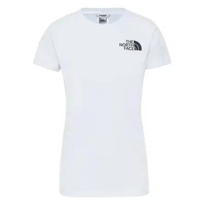 Bílé bavlněné tričko The North Face W Half Dome Tee NF0A4M8QFN4