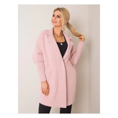 DÁMSKÝ RŮŽOVÝ KABÁT MBM-PL-1517.00P-PINK