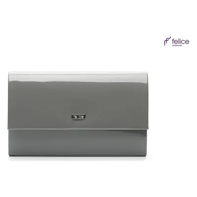 Šedé psaníčko FELICE F13 GREY SHINY