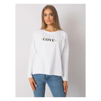 Bílé dámské tričko s nápisem LOVE RV-BZ-7209.24P-white