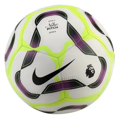 Bílý fotbalový míč s barevnými vzory Nike Premier League Pitch Ball FZ3048-100