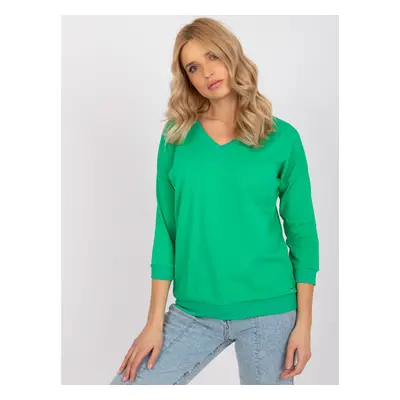 Zelená basic halenka Olivia -RV-BZ-7542.41X-green