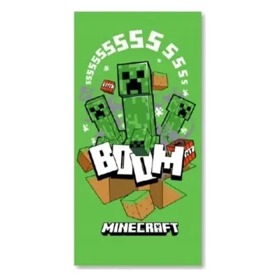 Zelený chlapecký ručník Minecraft