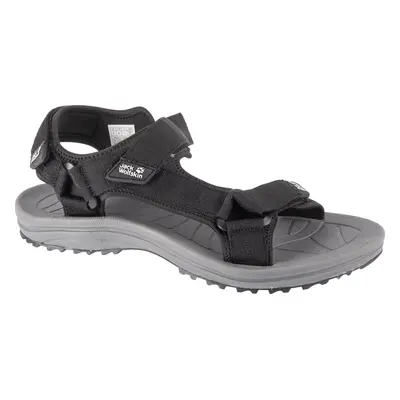 Tmavě šedé pánské sandály Jack Wolfskin Wave Breaker Sandal M 4052011-6000