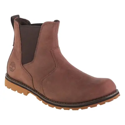 Hnědé pánské kožené boty Timberland Attleboro PT Chelsea 0A6259