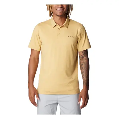 Žluté pánské polotričko Columbia Tech Trail Polo Shirt 1768701292