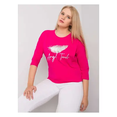 Fuchsiová halenka Angel Touch RV-BZ-6873.53P-fuchsia pink