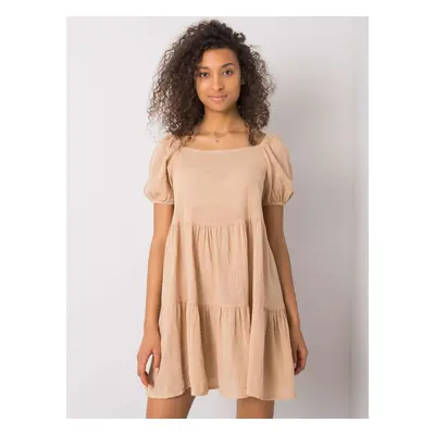 Béžové dámské letní šaty TW-SK-BI-26460.28P-beige